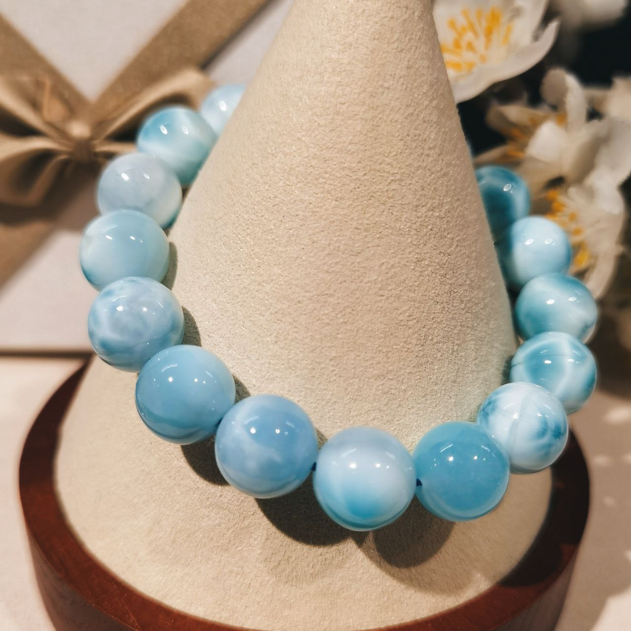 Larimar Bracelet (11mm+)